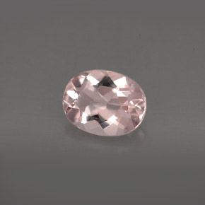 Morganita rosa natural de 1,56 ct, corte óvalo, VVS