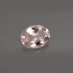 Morganita rosa natural de 1,56 ct, corte óvalo, VVS