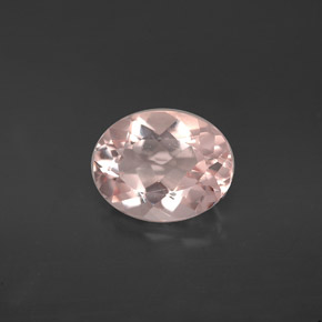 Morganita rosa natural de 1,52 ct, corte óvalo, VVS-VS