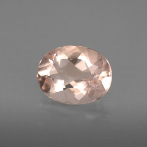 Morganita rosa natural de 1,48 ct, corte óvalo, VVS