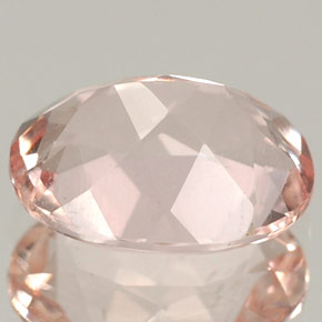 Morganita rosa natural de 1,50 ct, corte óvalo, VVS-VS