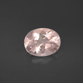 Morganita rosa natural de 1,52 ct, corte óvalo, VVS