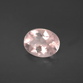 Morganita rosa natural de 1,52 ct, corte óvalo, VVS