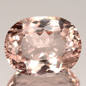 Morganita rosa natural de 3,06 ct, corte óvalo, VVS