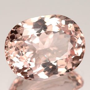 Morganita rosa natural de 3,06 ct, corte óvalo, VVS