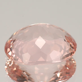Morganita rosa natural de 3,06 ct, corte óvalo, VVS