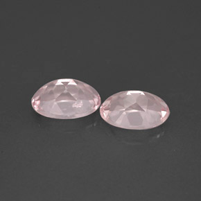Gemas de morganita rosa natural de  ct, corte óvalo, VVS