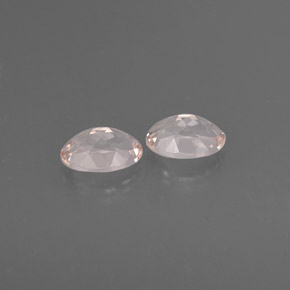 Gemas de morganita rosa natural de  ct, corte óvalo, VVS
