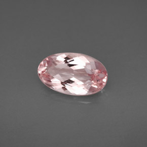 Morganita rosa natural de 1,56 ct, corte óvalo, VS