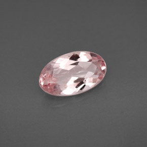 Morganita rosa natural de 1,56 ct, corte óvalo, VS