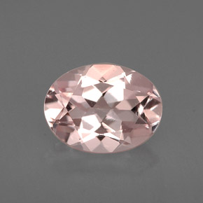 Morganita rosa natural de 1,14 ct, corte óvalo, VVS-VS