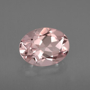Morganita rosa natural de 1,14 ct, corte óvalo, VVS-VS