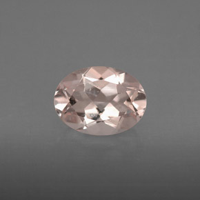 Morganita rosa natural de 1,18 ct, corte óvalo, VS