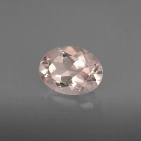 Morganita rosa natural de 1,18 ct, corte óvalo, VS