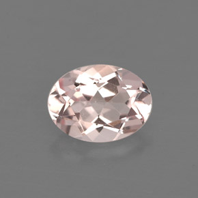 Morganita Rosado claro natural de 1.14 ct, Corte Óvalo, VVS-VS