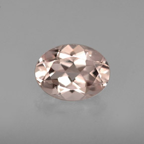 Morganita rosa natural de 1,12 ct, corte óvalo, VVS