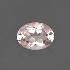 Morganita rosa natural de 1,12 ct, corte óvalo, VVS