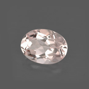 Morganita rosa natural de 1,12 ct, corte óvalo, VVS