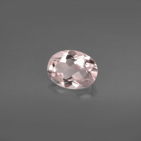 Morganita rosa natural de 1,02 ct, corte óvalo, VVS