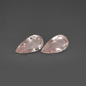 Gemas de morganita rosa natural de  ct, en forma de pera, VVS