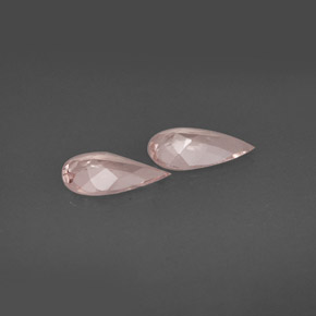 Gemas de morganita rosa natural de  ct, en forma de pera, VVS