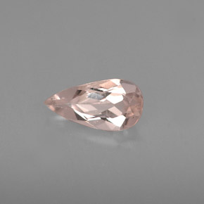 Morganita rosa natural de 0,57 ct, en forma de pera, VVS-VS