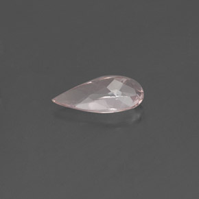 Morganita Rosado claro natural de 0.59 ct, En forma de pera, VVS-VS