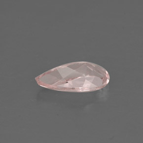 Morganita rosa natural de 0,62 ct, en forma de pera, VVS