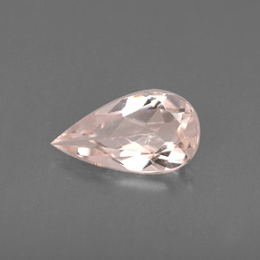Morganita Rosado claro natural de 0.47 ct, En forma de pera, VVS