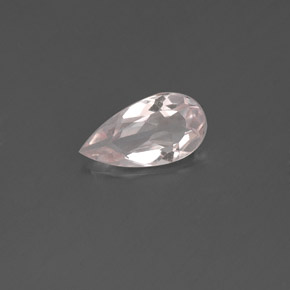 Morganita Rosado claro natural de 0.50 ct, En forma de pera, VVS-VS