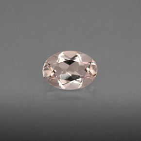 Morganita Rosado claro natural de 0.72 ct, Corte Óvalo, IF