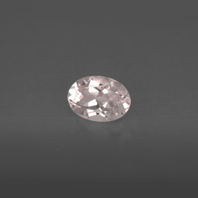 Morganita rosa natural de 0,75 ct, corte óvalo, VVS