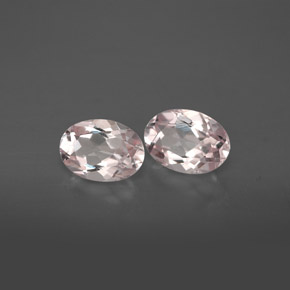 Gemas de morganita rosa natural de  ct, corte óvalo, VVS-VS