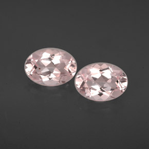 Gemas de morganita rosa natural de  ct, corte óvalo, VVS-VS