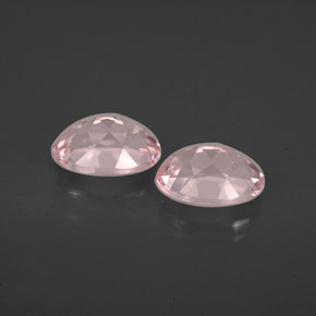Gemas de morganita rosa natural de  ct, corte óvalo, VVS-VS