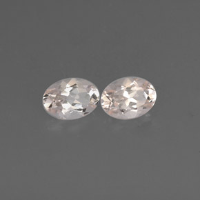 Gemas de morganita rosa natural de  ct, corte óvalo, VVS-VS
