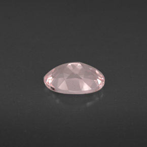 Morganita rosa natural de 0,66 ct, corte óvalo, VVS