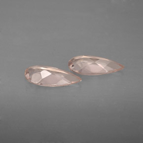 Gemas de morganita rosa natural de  ct, en forma de pera, VVS