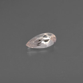 Morganita rosa natural de 0,76 ct, en forma de pera, VVS