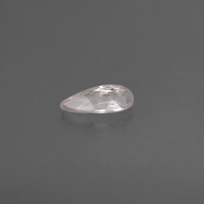 Morganita rosa natural de 0,76 ct, en forma de pera, VVS