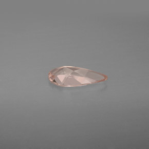 Morganita rosa natural de 0,59 ct, en forma de pera, VVS