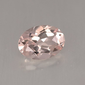 Morganita rosa natural de 0,71 ct, corte óvalo, VVS-VS