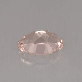 Morganita rosa natural de 0,71 ct, corte óvalo, VVS-VS