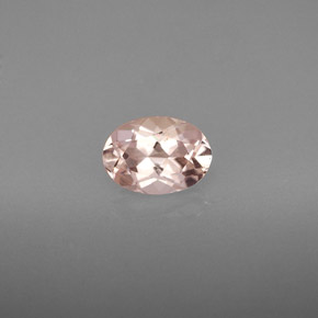 Morganita rosa natural de 0,76 ct, corte óvalo, VVS-VS