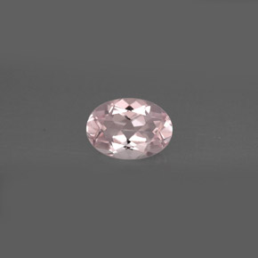 Morganita rosa claro natural de 0,72 ct, corte óvalo, VVS