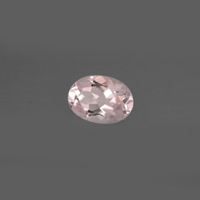 Morganita rosa claro natural de 0,72 ct, corte óvalo, VVS