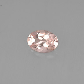 Morganita rosa natural de 0,73 ct, corte óvalo, VVS-VS