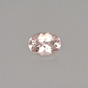 Morganita rosa natural de 0,73 ct, corte óvalo, VVS-VS