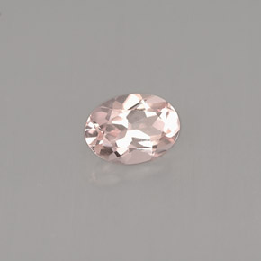 Morganita rosa natural de 0,73 ct, corte óvalo, VVS-VS