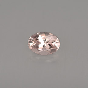 Morganita rosa natural de 0,76 ct, corte óvalo, VVS-VS